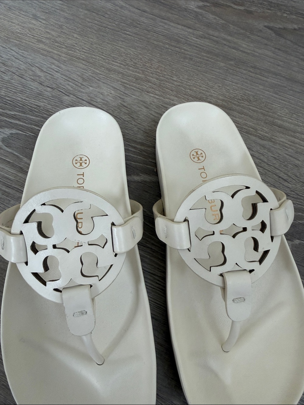 Tory Burch Cream Miller Cloud Sandal - Picture 3 of 5